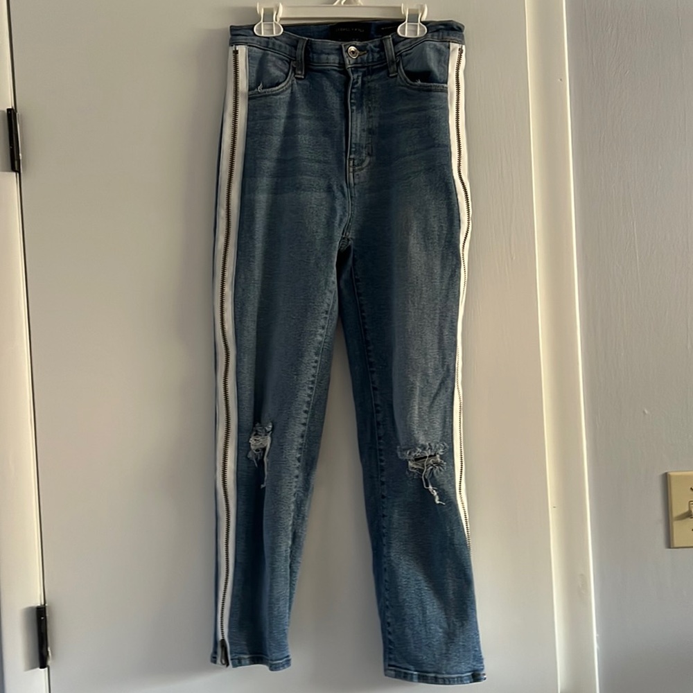 Kendall and Kylie jeans high rise straight